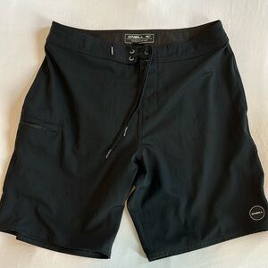 O’Neill Hyperfreak Board and Swim Shorts, Sized 31 in Black